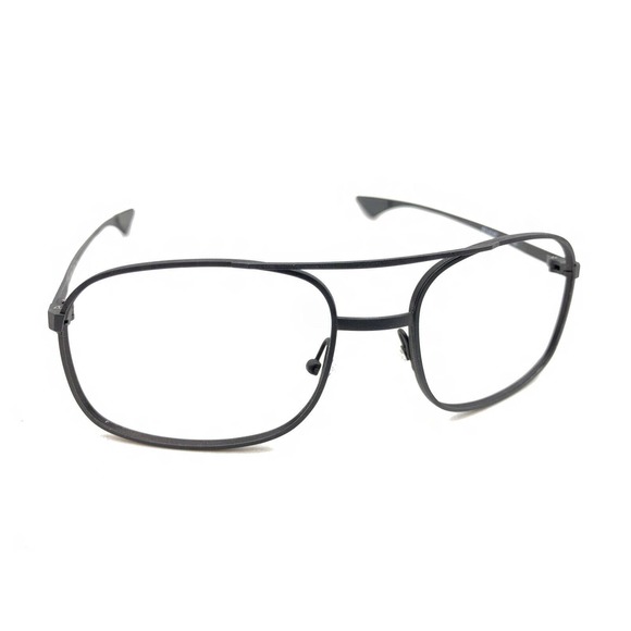 ArtCraft Matte Black Square Aviator Eyeglasses Frames 58-18 140 USA Men Women - Picture 1 of 12